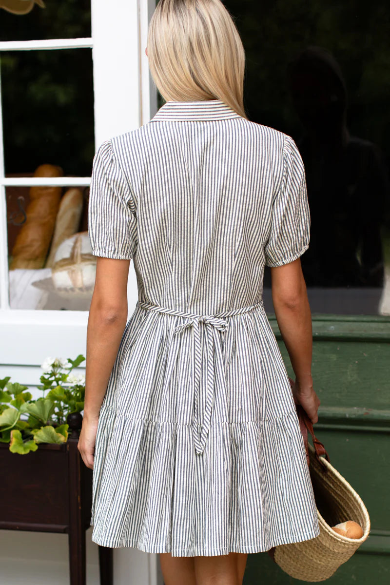 emerson fry dresses Emerson Fry Marin Newbury Stripe Dress – A Tempo New York