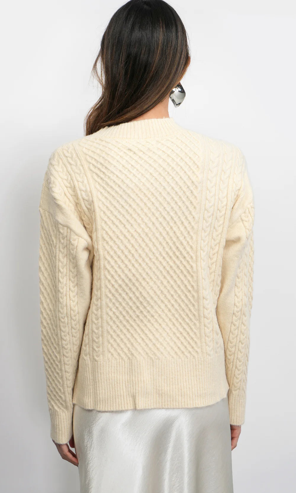 Greylin Vickie Cable Knit Cardigan