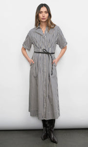 Greylin Vanisa Stripe Midi Dress