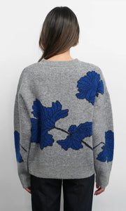 Greylin Benette Instarsia Flower Sweater