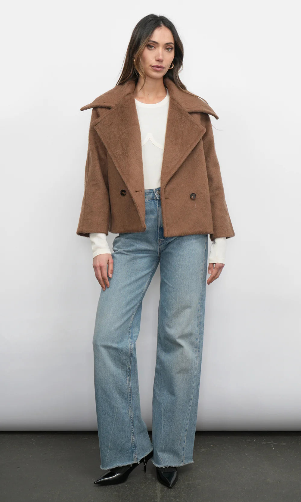 Greylin Eva Short Chestnut Coat