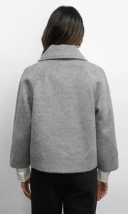 Greylin Eva Short Light Grey Coat