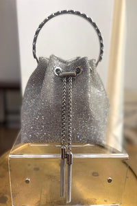 Sondra Roberts Drawstring Rhinestone Bag