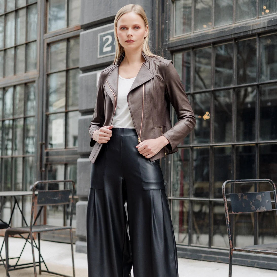 Clara Sunwoo Liquid Leather Signature Jacket