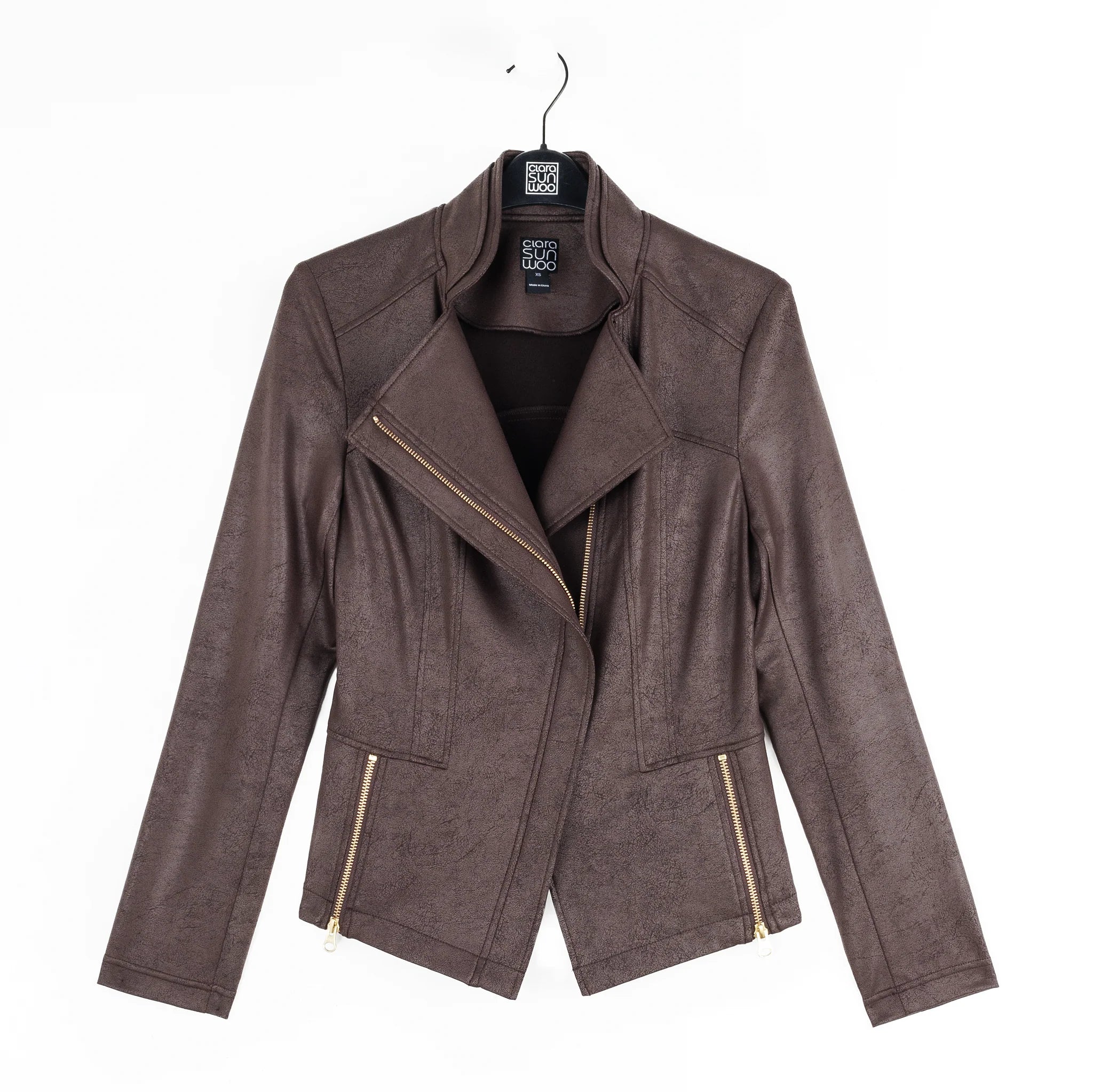 Clara Sunwoo Liquid Leather Signature Jacket