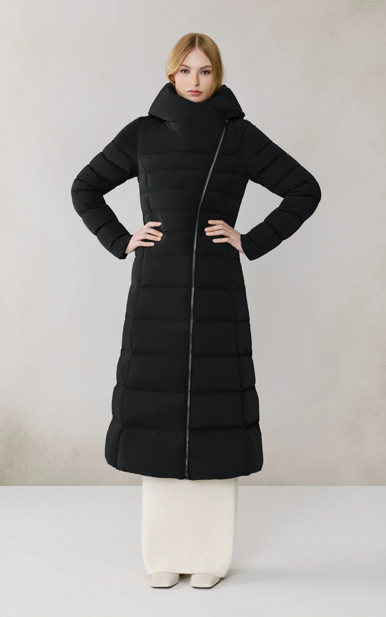 Soia & Kyo Judy-L Long Down Coat Black