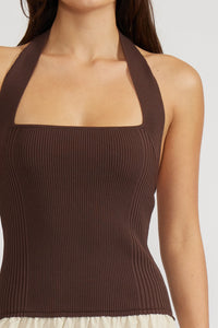 Lucy Paris Sevilla Brown/Tan Dress