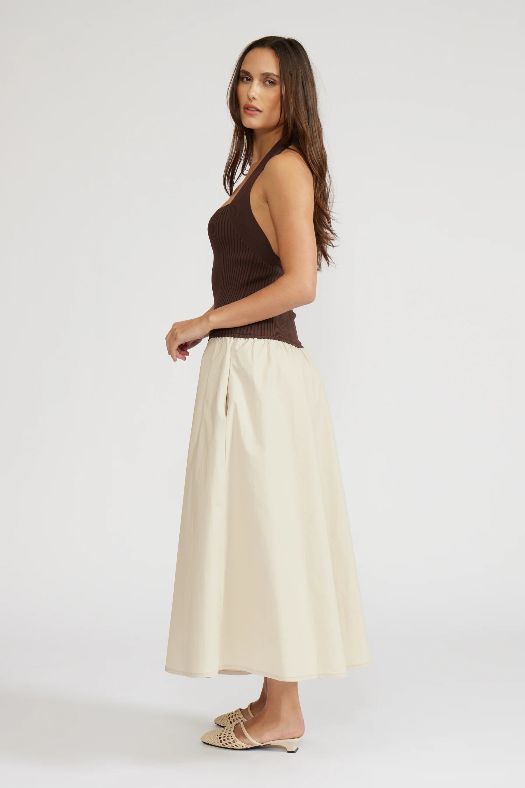 Lucy Paris Sevilla Brown/Tan Dress