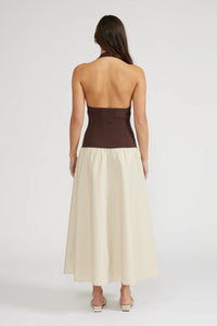 Lucy Paris Sevilla Brown/Tan Dress