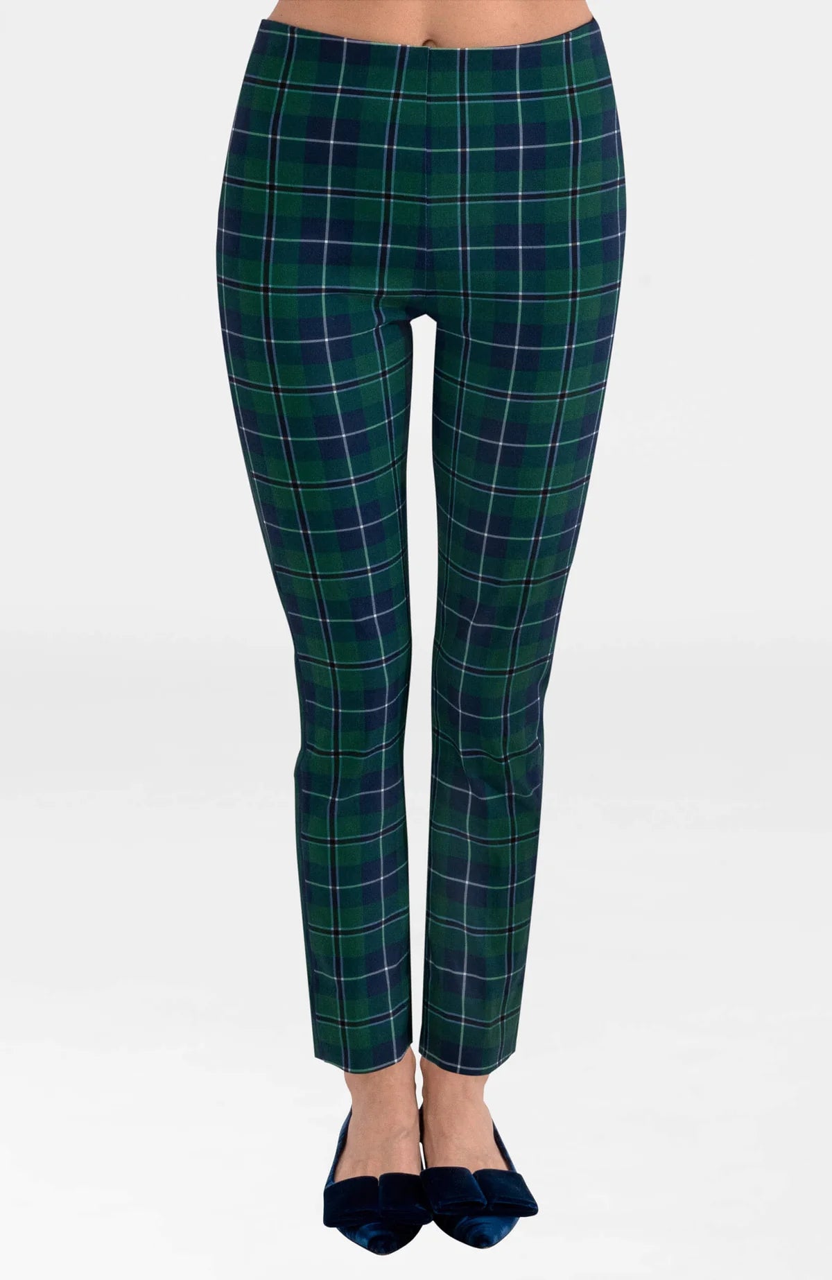 Gretchen Scott Tartan Pull On Pants