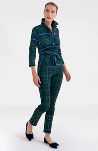 Gretchen Scott Tartan Pull On Pants