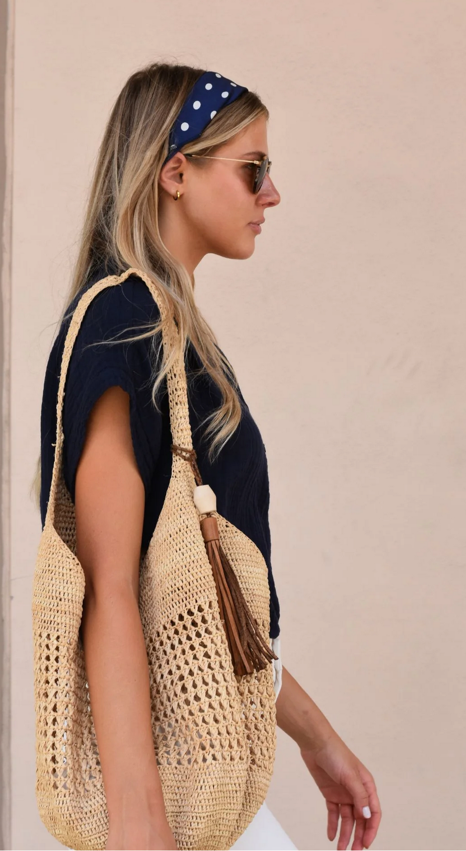 Felicite Henley Top Navy