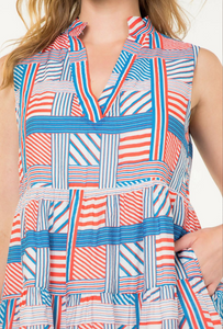 THML Multi Striped Pattern Dress