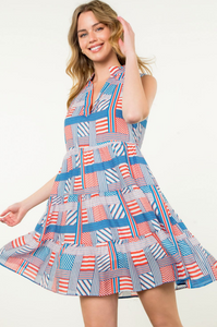 THML Multi Striped Pattern Dress