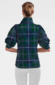 Gretchen Scott Tartan Puff Sleeve Shirt