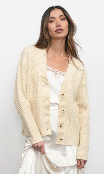 Greylin Vickie Cable Knit Cardigan – A Tempo New York